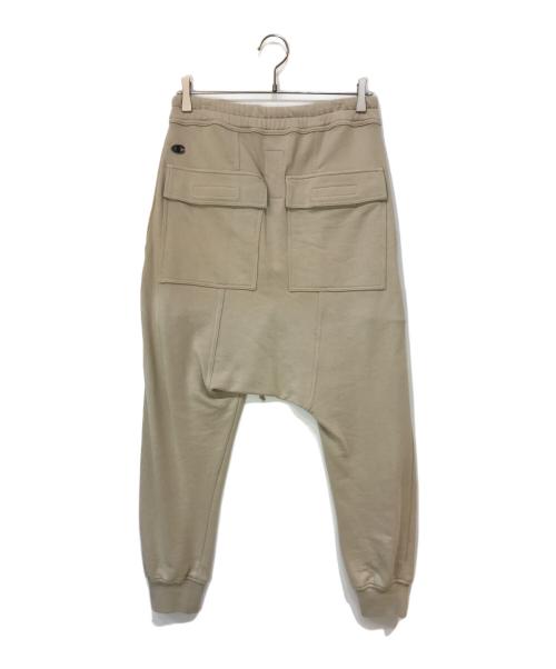 Champion（チャンピオン）Champion (チャンピオン) RICK OWENS (リックオウエンス) PRISONER DRAWSTRING イージー スウェットパンツ ベージュ サイズ:Sの古着・服飾アイテム