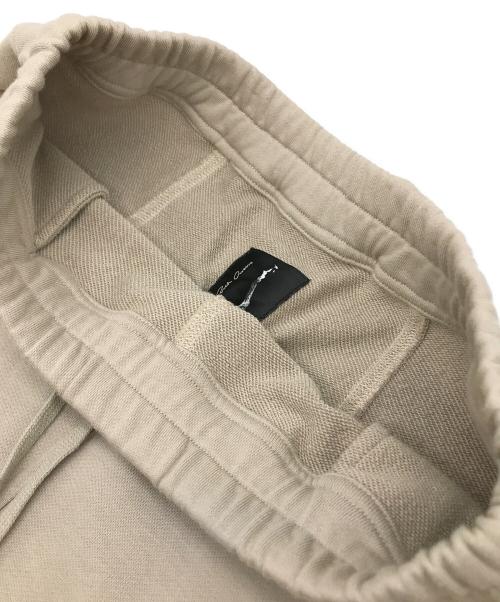 Champion（チャンピオン）Champion (チャンピオン) RICK OWENS (リックオウエンス) PRISONER DRAWSTRING イージー スウェットパンツ ベージュ サイズ:Sの古着・服飾アイテム