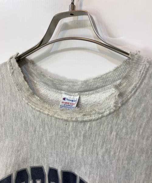 Champion REVERSE WEAVE（チャンピオン リバース ウィーブ）Champion REVERSE WEAVE (チャンピオン リバース ウィーブ) 90s リバースウィーブスウェット グレー サイズ:XLの古着・服飾アイテム