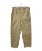 French Armyフランス軍）の古着「M52 チノトラウザーズ」｜ベージュ
