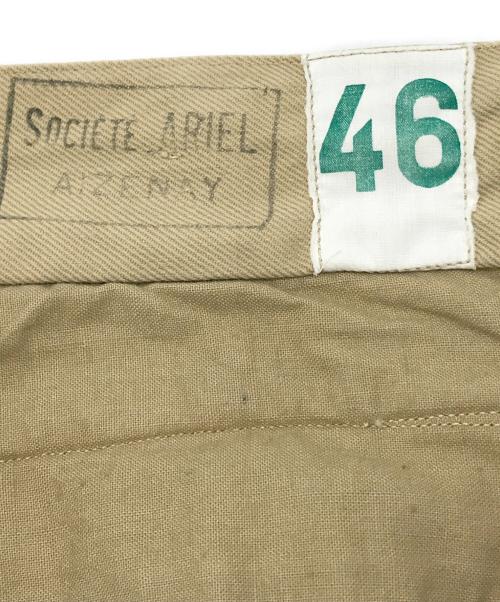 French Army（フランス軍）French Army (フレンチアーミー) M52 チノトラウザーズ ベージュ サイズ:46の古着・服飾アイテム
