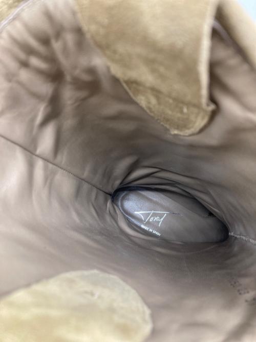 TORAL（トラル）TORAL (トラル) スエードウエスタンブーツ ベージュ サイズ:39の古着・服飾アイテム