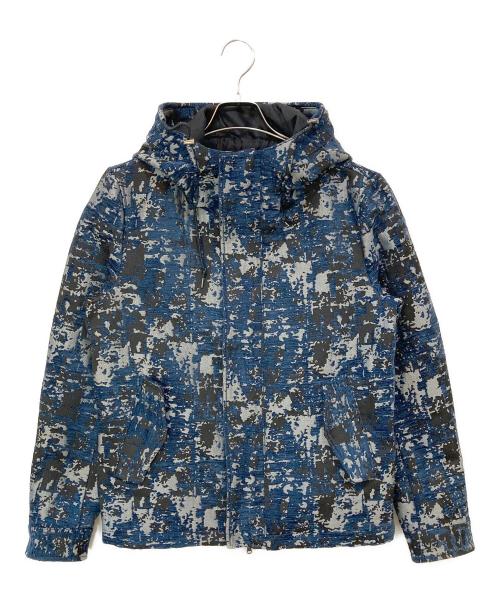 HIGH STREET（ハイ ストリート）HIGH STREET (ハイ ストリート) ジャガードジップアップジャケット ネイビー サイズ:Mの古着・服飾アイテム