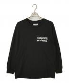 WACKO MARIAワコマリア）の古着「NECK FACE / CREW NECK LONG SLEEVE T-SHIRT ( TYPE-4 )」｜ブラック