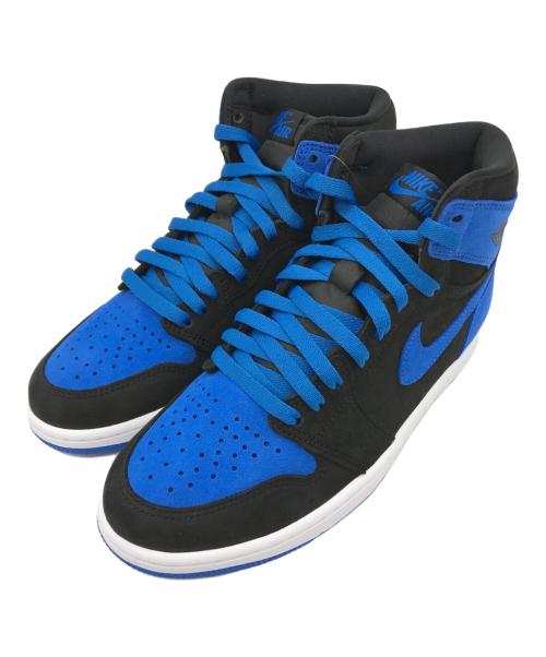 NIKE（ナイキ）NIKE (ナイキ) AIR JORDAN 1 RETRO HIGH OG(エア ジョーダン 1 レトロ ハイ オリジナル)/スニーカー BLACK/ROYAL BLUE-WHI サイズ:US8.5の古着・服飾アイテム