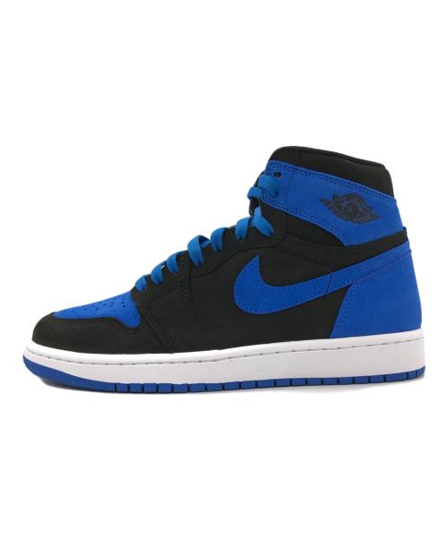 NIKE（ナイキ）NIKE (ナイキ) AIR JORDAN 1 RETRO HIGH OG(エア ジョーダン 1 レトロ ハイ オリジナル)/スニーカー BLACK/ROYAL BLUE-WHI サイズ:US8.5の古着・服飾アイテム