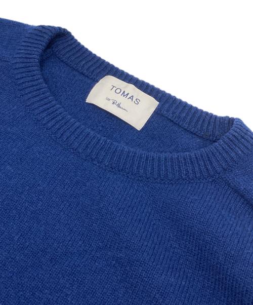 TOMAS（トーマス）TOMAS (トーマス) Ron Herman (ロンハーマン) カシミヤ混ニット ブルー サイズ:Mの古着・服飾アイテム