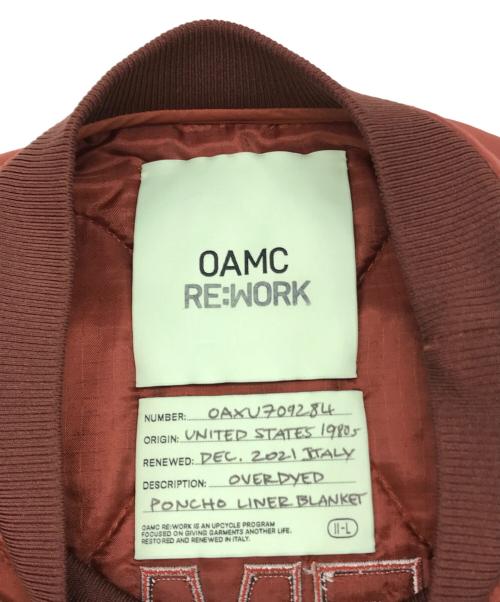 OAMC（オーエーエムシー）OAMC (オーエーエムシー) WORK QUILTED SWEATSHIRT レッド サイズ:Sの古着・服飾アイテム