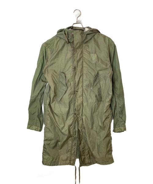 DIESEL（ディーゼル）DIESEL (ディーゼル) ライナー付きナイロンコート カーキ サイズ:XLの古着・服飾アイテム