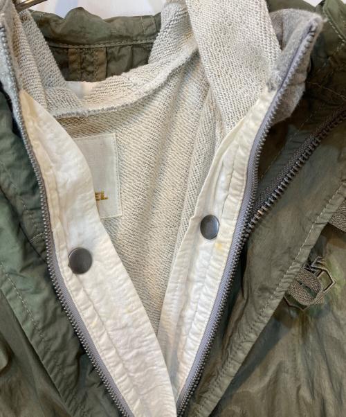 DIESEL（ディーゼル）DIESEL (ディーゼル) ライナー付きナイロンコート カーキ サイズ:XLの古着・服飾アイテム