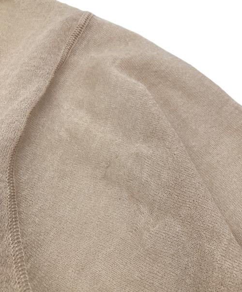 6(ROKU) BEAUTY&YOUTH（ロク ビューティーアンドユース）6(ROKU) BEAUTY&YOUTH (ロク ビューティーアンドユース) SUKE ELBOW PATCH KNIT ベージュ サイズ:-の古着・服飾アイテム