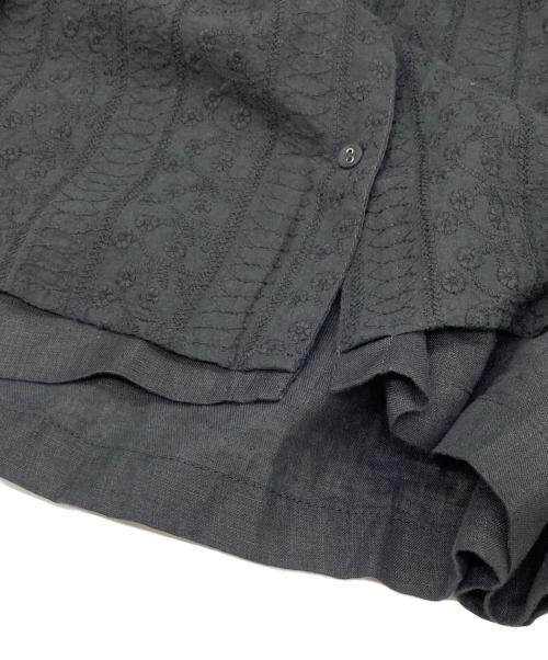 Samansa Mos2（サマンサモスモス）Samansa Mos2 (サマンサモスモス) kazumi (カズミ) マルチリネンジャンスカ ブラック サイズ:Fの古着・服飾アイテム