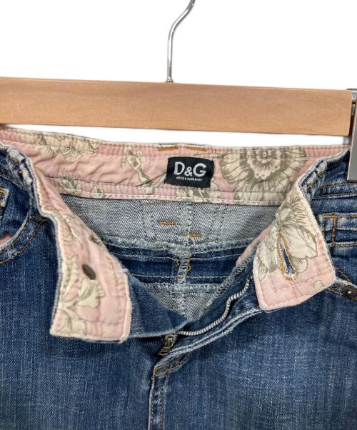 DOLCE & GABBANA（ドルチェ＆ガッバーナ）DOLCE & GABBANA (ドルチェ＆ガッバーナ) デニムタイトスカート インディゴ サイズ:38の古着・服飾アイテム