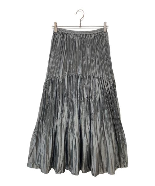 GALLARDA GALANTE（ガリャルダガランテ）GALLARDA GALANTE (ガリャルダガランテ) ワッシャーティアードスカート グレー サイズ:Fの古着・服飾アイテム