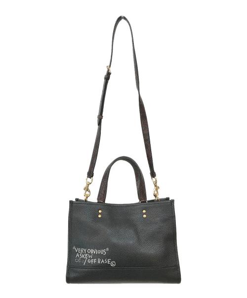 COACH（コーチ）COACH (コーチ) Jean-Michel Basquiat (ジャン ミシェル バスキア) デンプシー キャリーオール バスキア コラボ トートバッグ ブラック サイズ:-の古着・服飾アイテム