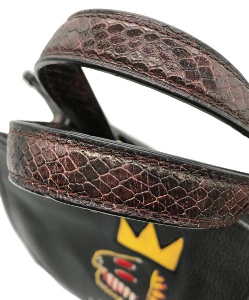 COACH（コーチ）COACH (コーチ) Jean-Michel Basquiat (ジャン ミシェル バスキア) デンプシー キャリーオール バスキア コラボ トートバッグ ブラック サイズ:-の古着・服飾アイテム