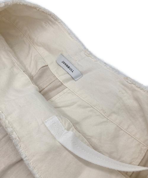 JOHNBULL（ジョンブル）JOHNBULL (ジョンブル) ラップデニムトラウザーデニムパンツ ホワイト サイズ:Sの古着・服飾アイテム