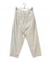 JOHNBULL (ジョンブル) ラップデニムトラウザーデニムパンツ ホワイト サイズ:S：3000円