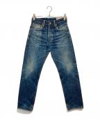 EVISUエヴィス）の古着「NO2 カモメペイント デニムパンツ」｜インディゴ