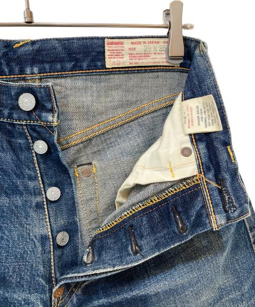 EVISU（エヴィス）EVISU (エビス) NO2 カモメペイント デニムパンツ インディゴ サイズ:29×35の古着・服飾アイテム