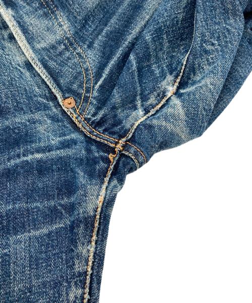 EVISU（エヴィス）EVISU (エビス) NO2 カモメペイント デニムパンツ インディゴ サイズ:29×35の古着・服飾アイテム