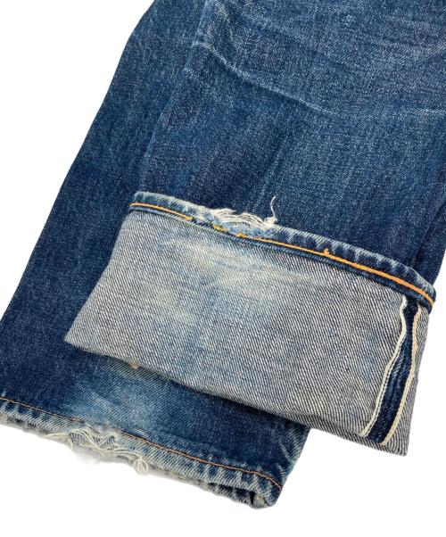 EVISU（エヴィス）EVISU (エビス) NO2 カモメペイント デニムパンツ インディゴ サイズ:29×35の古着・服飾アイテム