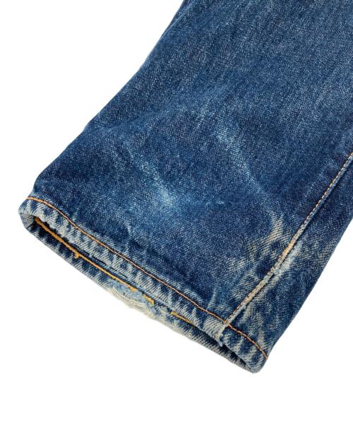 EVISU（エヴィス）EVISU (エビス) NO2 カモメペイント デニムパンツ インディゴ サイズ:29×35の古着・服飾アイテム