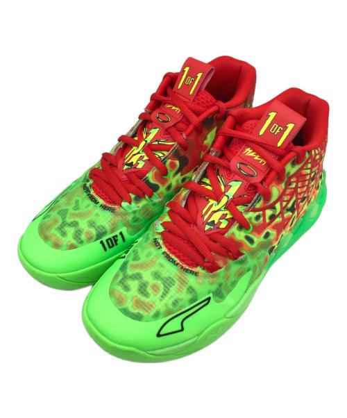 PUMA（プーマ）PUMA (プーマ) MB.01 THERMAL(MB.01 サーマル)/スニーカー FLURO GREEN PES-PUMA RED サイズ:US10の古着・服飾アイテム