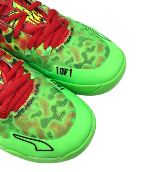 PUMA（プーマ）PUMA (プーマ) MB.01 THERMAL(MB.01 サーマル)/スニーカー FLURO GREEN PES-PUMA RED サイズ:US10の古着・服飾アイテム