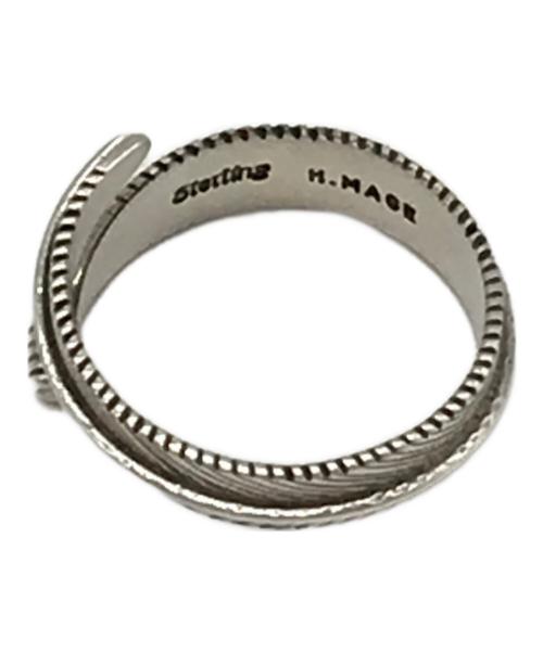 HARVEY MACE（ハーヴィー・メイス）HARVEY MACE (ハーヴィー・メイス) NAVAJO フェザーリング シルバーカラー サイズ:24号の古着・服飾アイテム