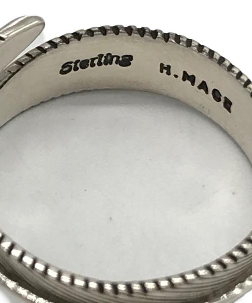 HARVEY MACE（ハーヴィー・メイス）HARVEY MACE (ハーヴィー・メイス) NAVAJO フェザーリング シルバーカラー サイズ:24号の古着・服飾アイテム