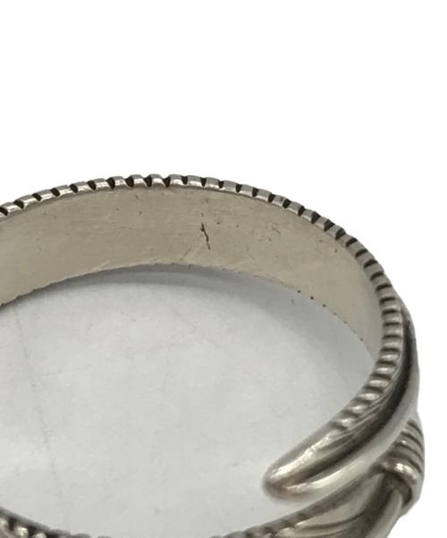 HARVEY MACE（ハーヴィー・メイス）HARVEY MACE (ハーヴィー・メイス) NAVAJO フェザーリング シルバーカラー サイズ:24号の古着・服飾アイテム