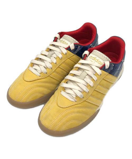 adidas（アディダス）adidas (アディダス) WALES BONNER (ウェールズボナー) MN SAMBA SUEDE(MN サンバ スエード)/ローカットスニーカー Fade Gold/Collegiate サイズ:US8の古着・服飾アイテム