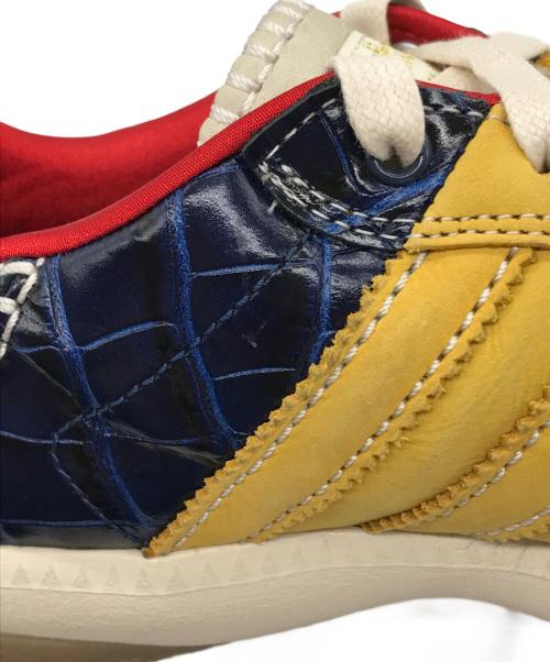 adidas（アディダス）adidas (アディダス) WALES BONNER (ウェールズボナー) MN SAMBA SUEDE(MN サンバ スエード)/ローカットスニーカー Fade Gold/Collegiate サイズ:US8の古着・服飾アイテム