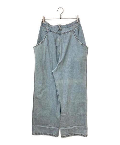 Ameri（アメリ）Ameri (アメリ) HIGH WAIST WIDE SUSPENDERS PANTS インディゴ サイズ:26の古着・服飾アイテム