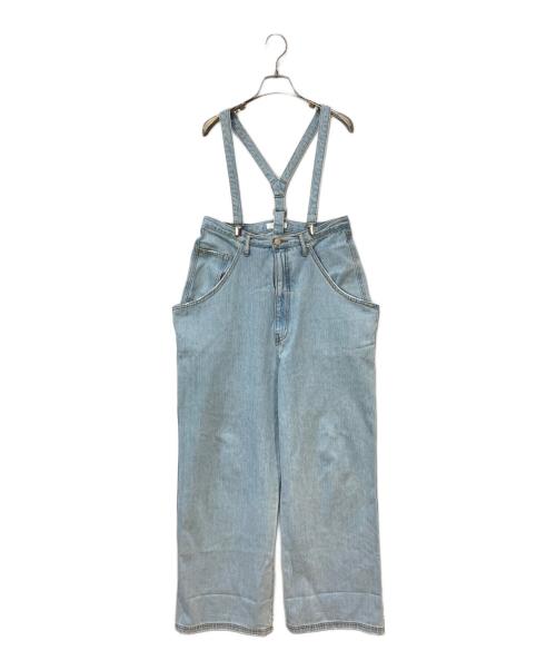 Ameri（アメリ）Ameri (アメリ) HIGH WAIST WIDE SUSPENDERS PANTS インディゴ サイズ:26の古着・服飾アイテム