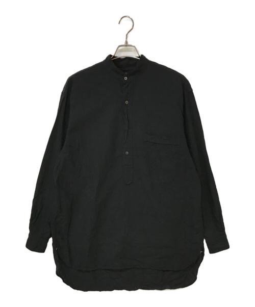 COMOLI（コモリ）COMOLI (コモリ) ベタシャン プルオーバーシャツ ブラック サイズ:3の古着・服飾アイテム