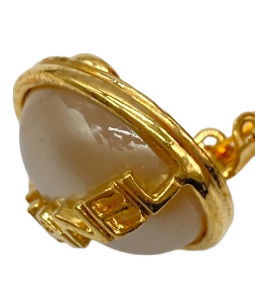 CHANEL（シャネル）CHANEL (シャネル) パールロゴイヤリング ゴールド サイズ:-の古着・服飾アイテム