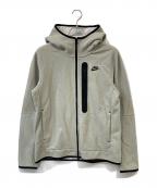 NIKEナイキ）の古着「NSW テック フリース フルジップ」｜ライトグレー