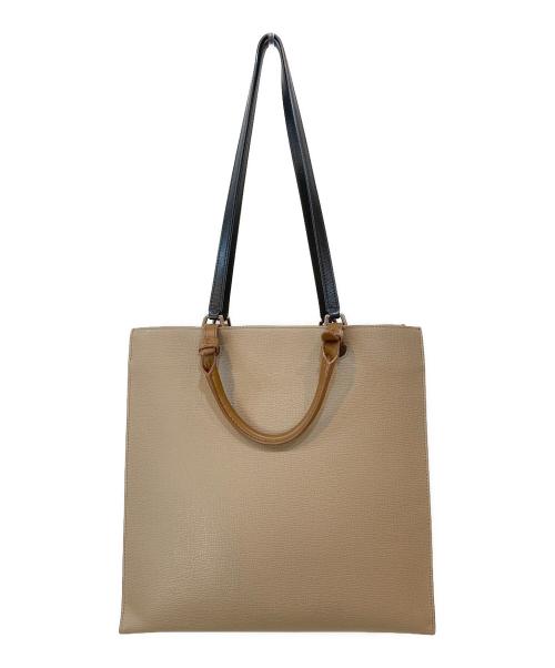FURLA（フルラ）FURLA (フルラ) VARSITY STYLE L TOTE バッグ ベージュ サイズ:-の古着・服飾アイテム