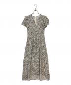 FRAY IDフレイ アイディー）の古着「カシュクールプリントワンピース」｜ホワイト