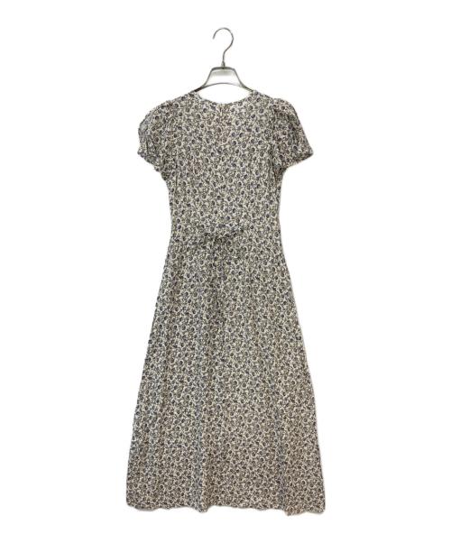 FRAY ID（フレイ アイディー）FRAY ID (フレイ アイディー) カシュクールプリントワンピース ホワイト サイズ:00の古着・服飾アイテム