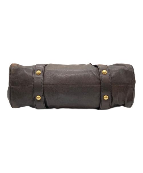 MIU MIU（ミュウミュウ）MIU MIU (ミュウミュウ) ハンドバッグ ブラウン サイズ:-の古着・服飾アイテム