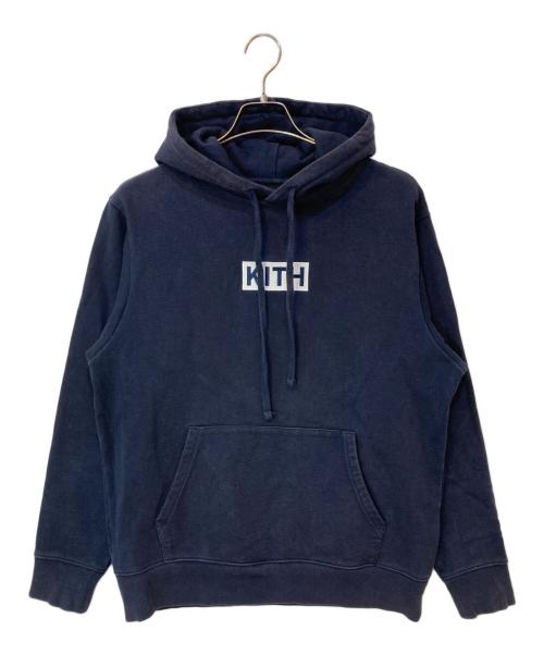 KITH（キス）KITH (キス) MLB (エムエルビー) ボックスロゴパーカー ネイビー サイズ:Mの古着・服飾アイテム