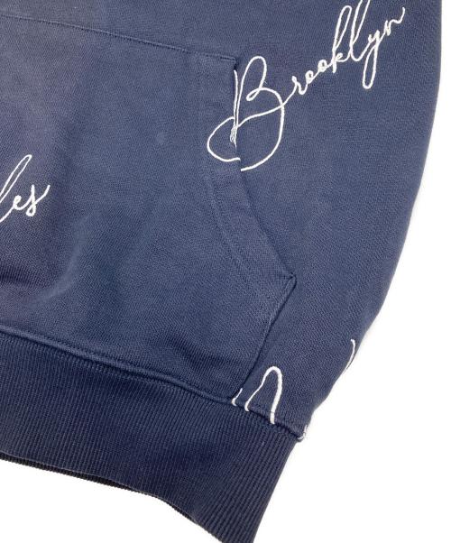 KITH（キス）KITH (キス) City Script Hoodie ネイビー サイズ:Mの古着・服飾アイテム