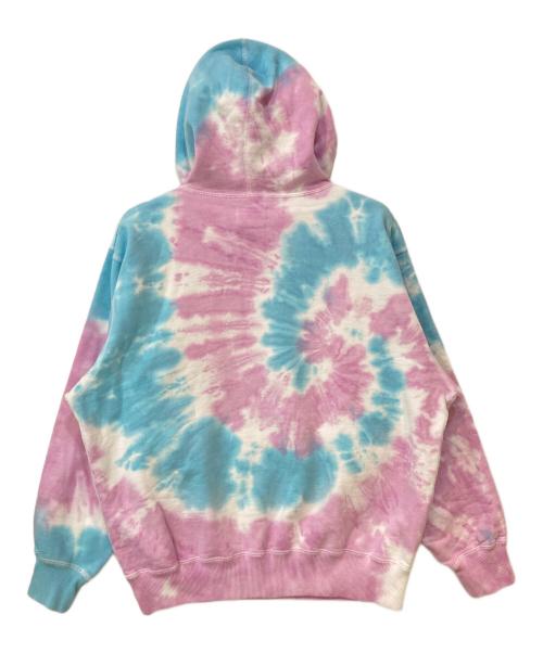 KITH（キス）KITH (キス) Treats Swirl Tie Dye Hoodie ピンク サイズ:Mの古着・服飾アイテム