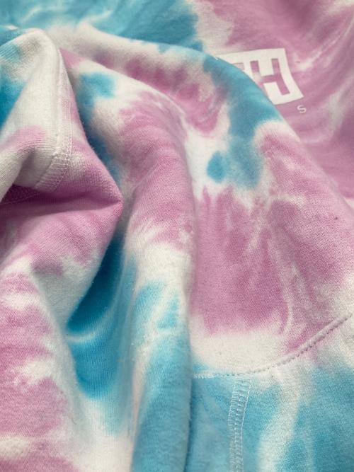 KITH（キス）KITH (キス) Treats Swirl Tie Dye Hoodie ピンク サイズ:Mの古着・服飾アイテム