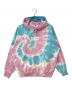 KITH（キス）の古着「Treats Swirl Tie Dye Hoodie」｜ピンク