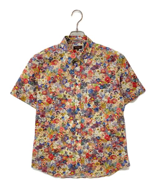 Paul Smith COLLECTION（ポールスミス コレクション）Paul Smith COLLECTION (ポールスミス コレクション) イングリッシュガーデンフローラルプリントシャツ レッド サイズ:Mの古着・服飾アイテム