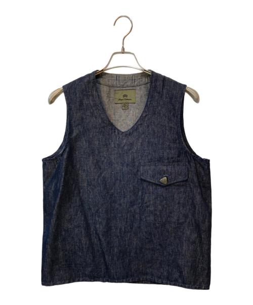 NIGEL CABOURN（ナイジェルケーボン）NIGEL CABOURN (ナイジェルケーボン) WORKWEAR VEST インディゴ サイズ:46の古着・服飾アイテム
